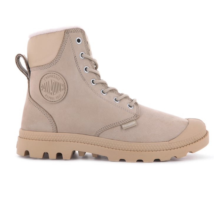 Bottes Palladium Pampa Sport Cuff WPS Femme Kaki | FR QLC587R